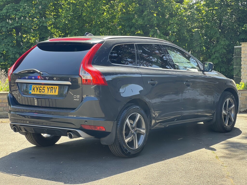 Volvo XC60 Suv 2.4 R-design Nav D5 Awd 2015 KY65YRV Grey #3