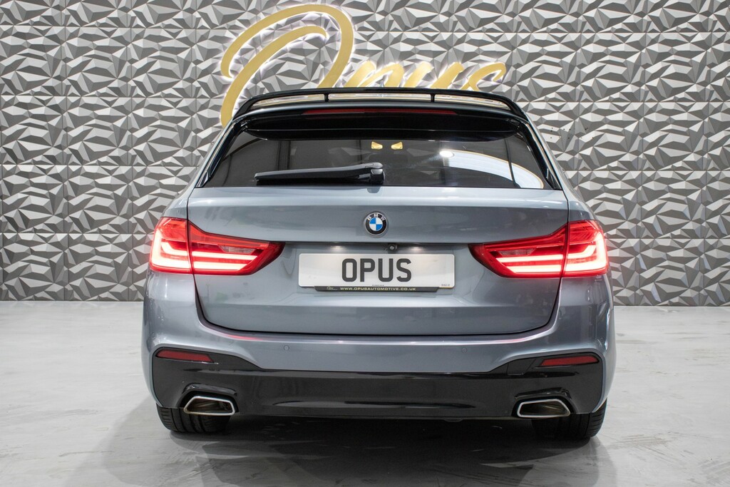 BMW 5 Series 2.0 520D M Sport Touring RV18DTU Blue #5