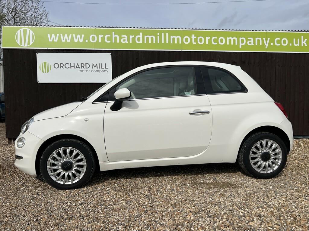 Fiat 500 Hatchback 1.2 500 My17 1.2 69Hp Lounge 2016 LK66XHY White #3