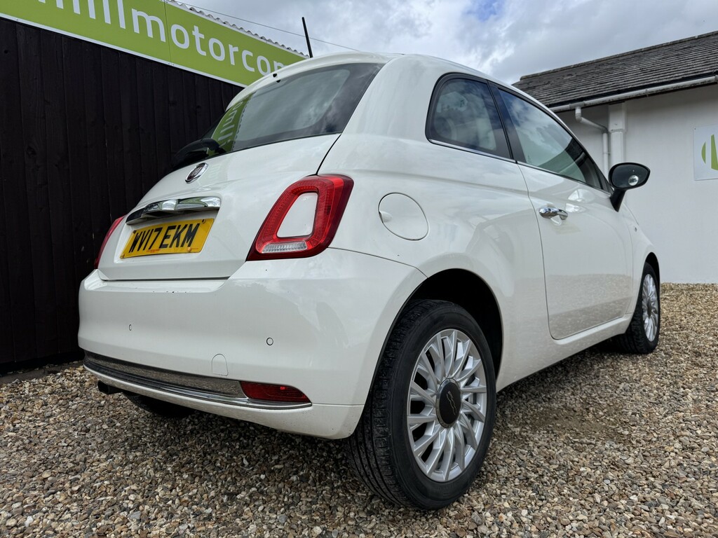 Fiat 500 Hatchback 1.2 500 My17 1.2 69Hp Eco Lounge 2017 WV17EKM White #5