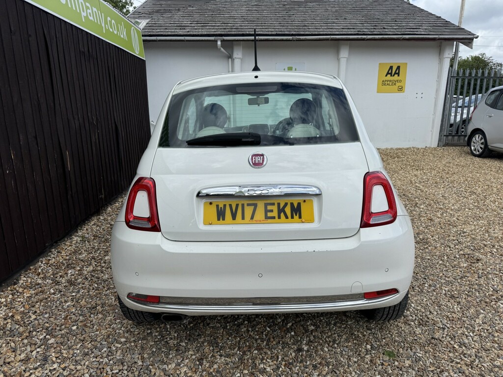Fiat 500 Hatchback 1.2 500 My17 1.2 69Hp Eco Lounge 2017 WV17EKM White #6