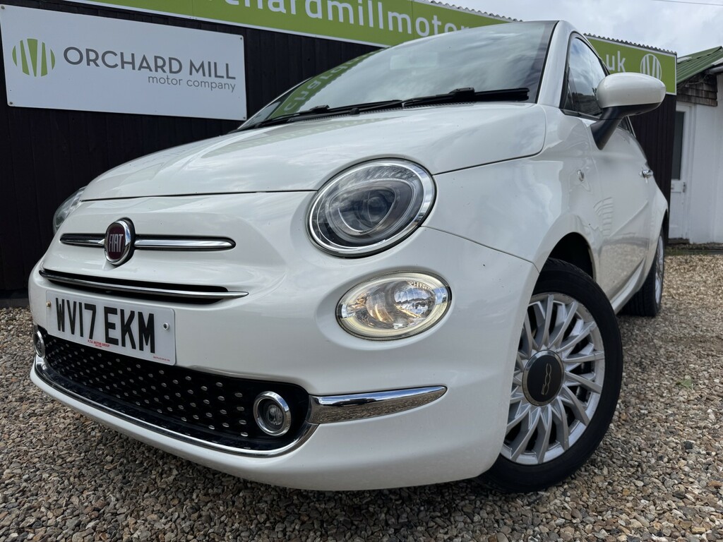 Fiat 500 Hatchback 1.2 500 My17 1.2 69Hp Eco Lounge 2017 WV17EKM White
