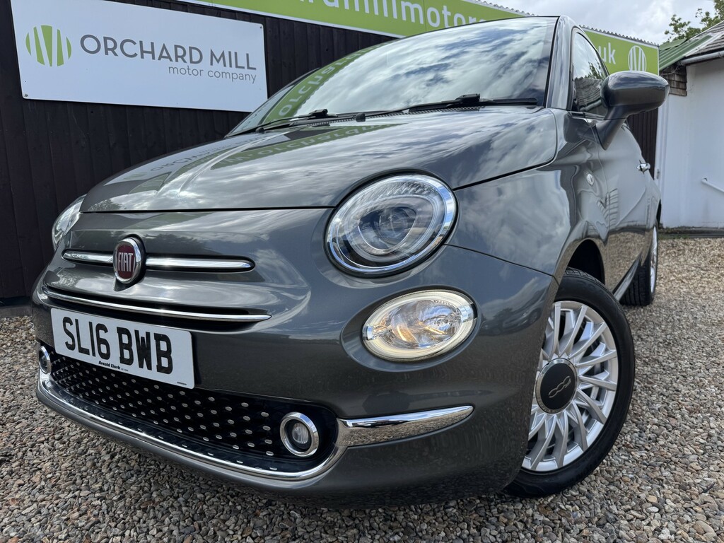 Fiat 500 Hatchback 1.2 500 My17 1.2 69Hp Lounge 2016 Grey
