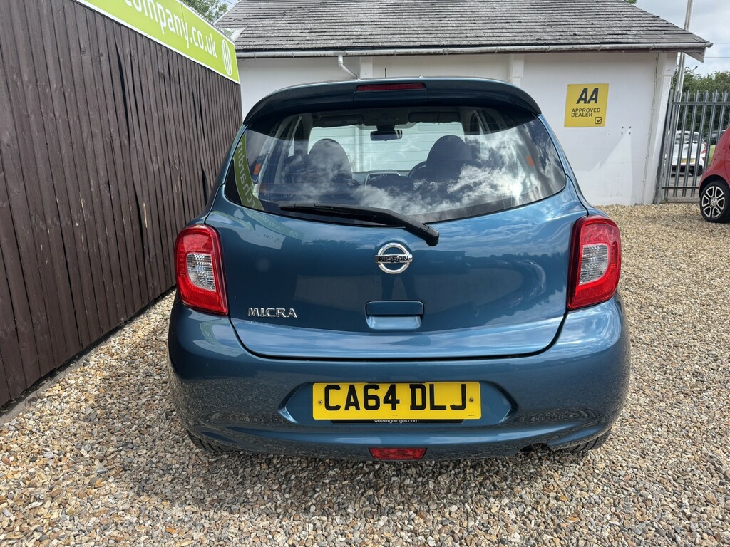 Nissan Micra Hatchback 1.2 Acenta 2014 CA64DLJ Blue #5