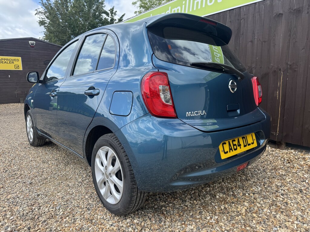 Nissan Micra Hatchback 1.2 Acenta 2014 CA64DLJ Blue #4