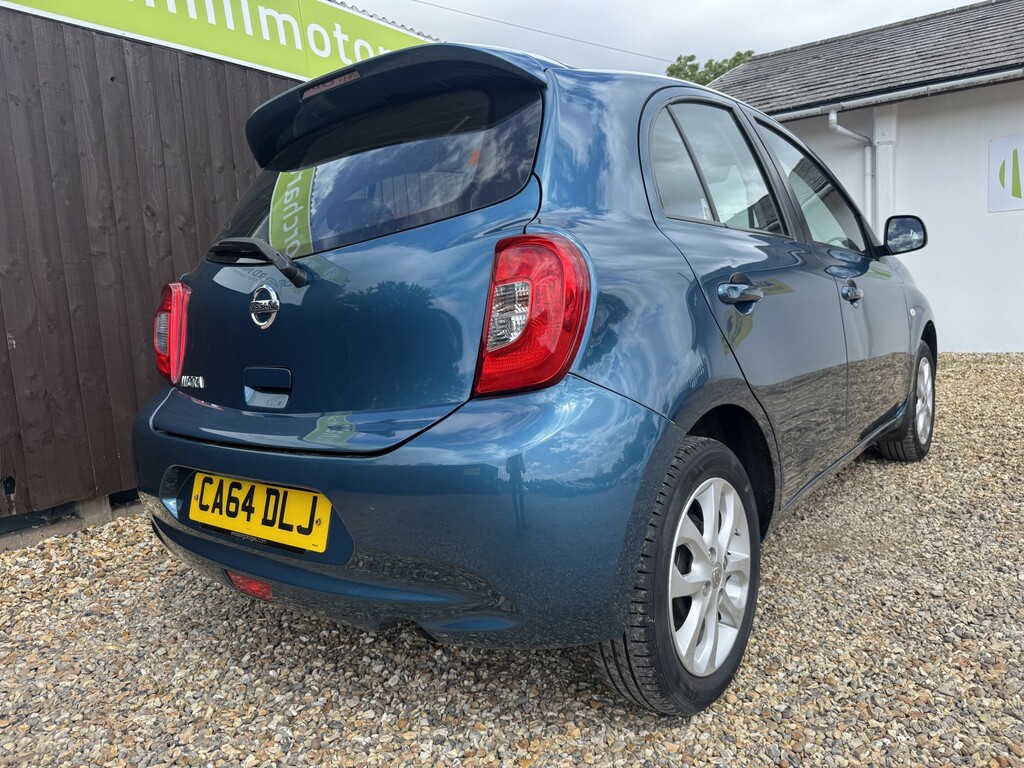 Nissan Micra Hatchback 1.2 Acenta 2014 CA64DLJ Blue #6