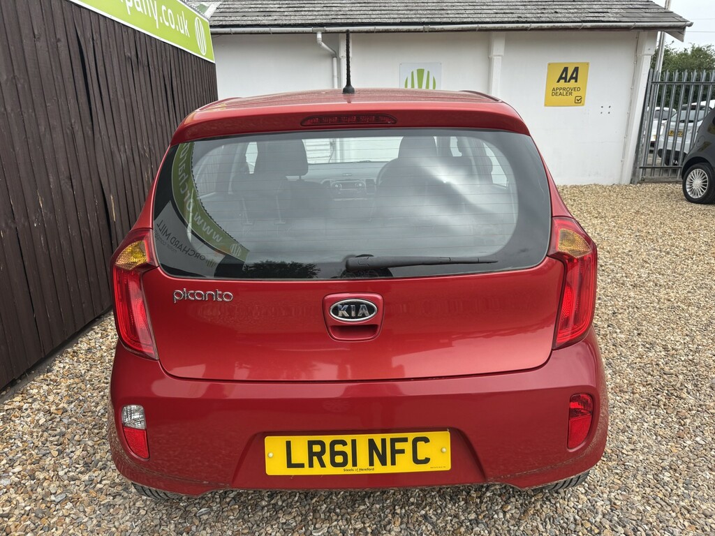 Kia Picanto Hatchback 1.0 2 2011 LR61NFC Red #5