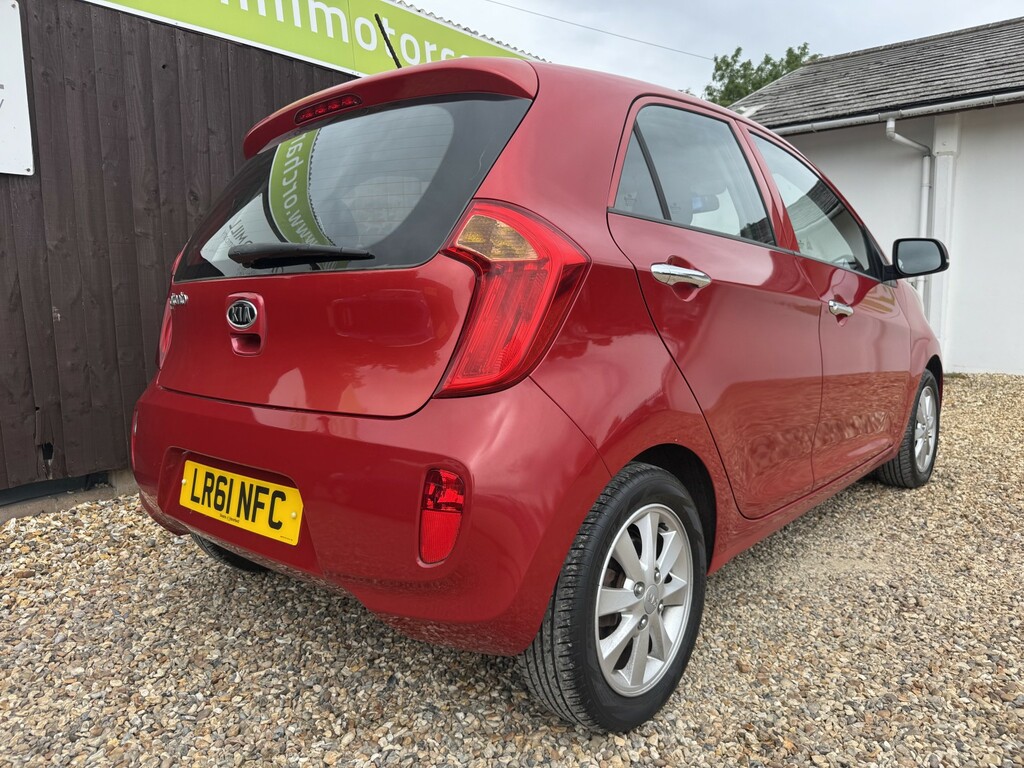 Kia Picanto Hatchback 1.0 2 2011 LR61NFC Red #6
