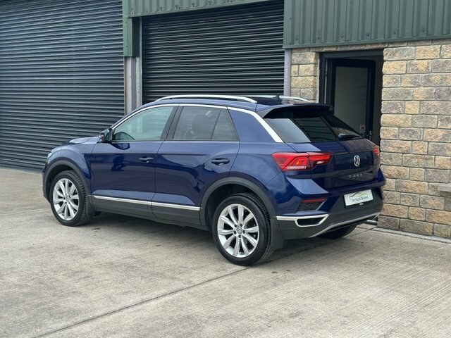 Volkswagen T-Roc Tdi Sel Suv Blue #3