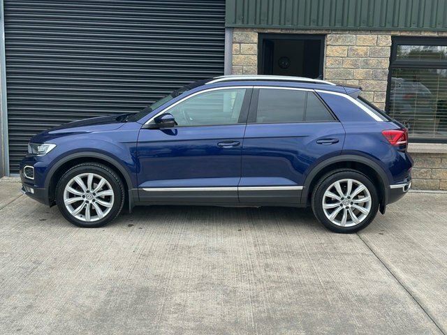 Volkswagen T-Roc Tdi Sel Suv Blue #2
