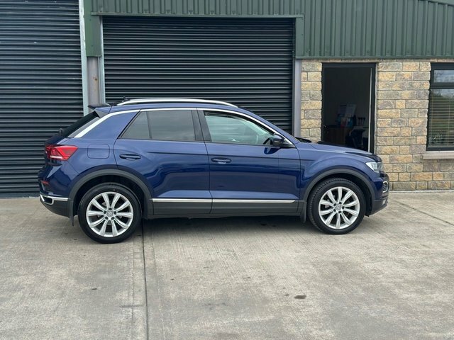 Volkswagen T-Roc Tdi Sel Suv Blue #6