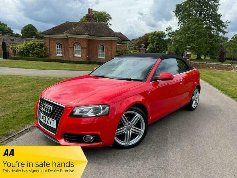Audi A3 Cabriolet 1.6 Tdi S Line Red