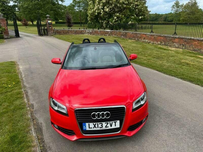 Audi A3 Cabriolet 1.6 Tdi S Line Red #3