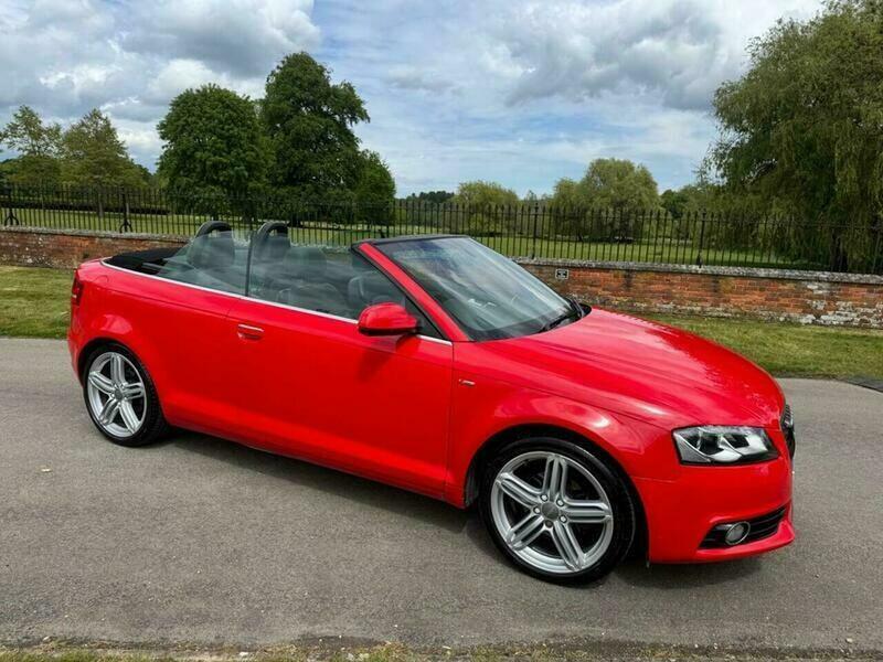 Audi A3 Cabriolet 1.6 Tdi S Line Red #6