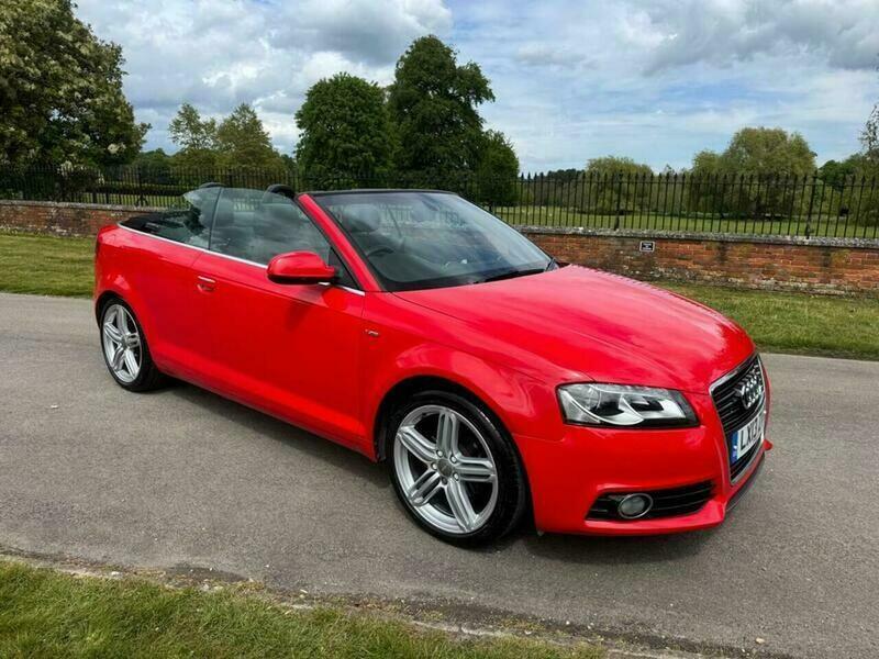 Audi A3 Cabriolet 1.6 Tdi S Line Red #5