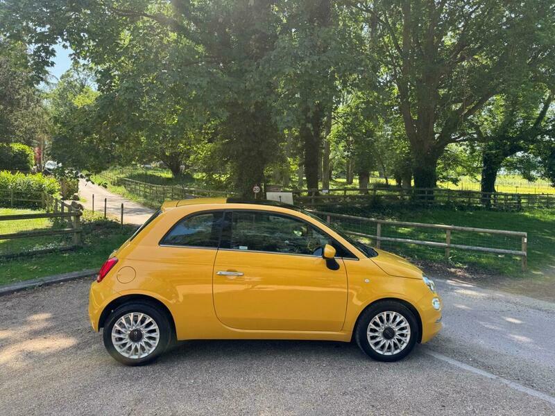 Fiat 500 1.2 Lounge Euro 6 WM17YYS Yellow #4