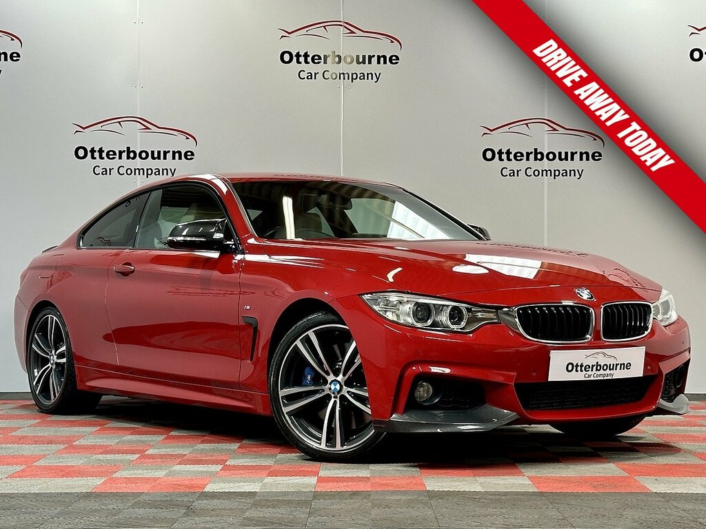 BMW 4 Series 430D M Sport Red