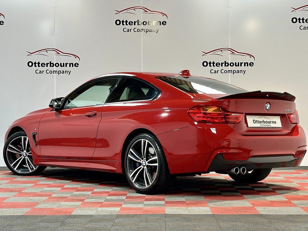 BMW 4 Series 430D M Sport Red #3