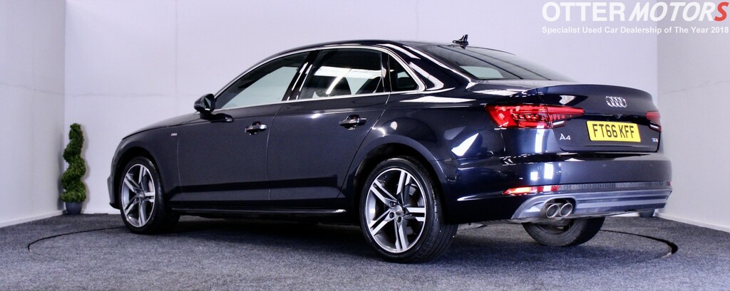 Audi A4 Saloon 2.0 Tdi Ultra S Line S-tronic - Ulez Compla FT66KFF Blue #4