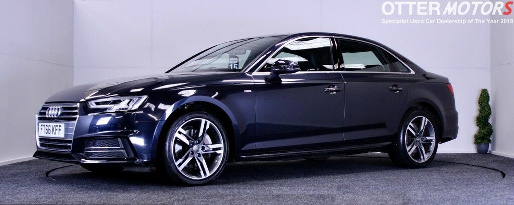 Audi A4 Saloon 2.0 Tdi Ultra S Line S-tronic - Ulez Compla Blue