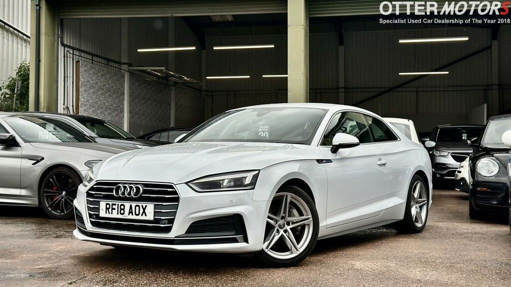Audi A5 Coupe 2.0 Tfsi S Line S-tronic Quattro - Ulez Comp White