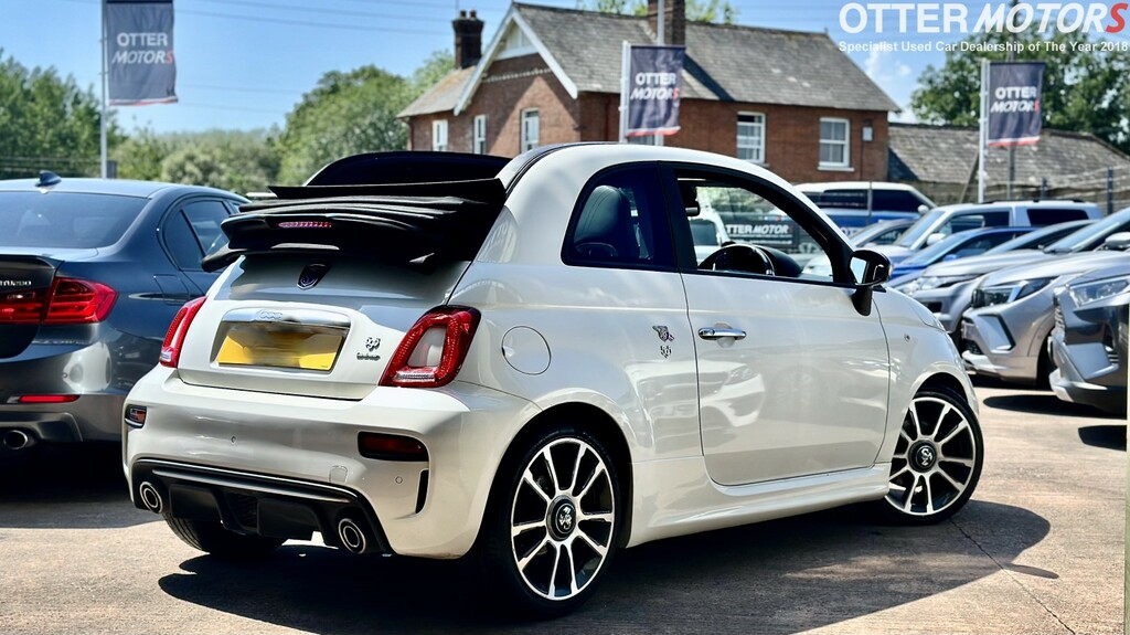 Abarth 595 Convertible 1.4 T-jet Turismo - Ulez Compliant WP17DWK White #3