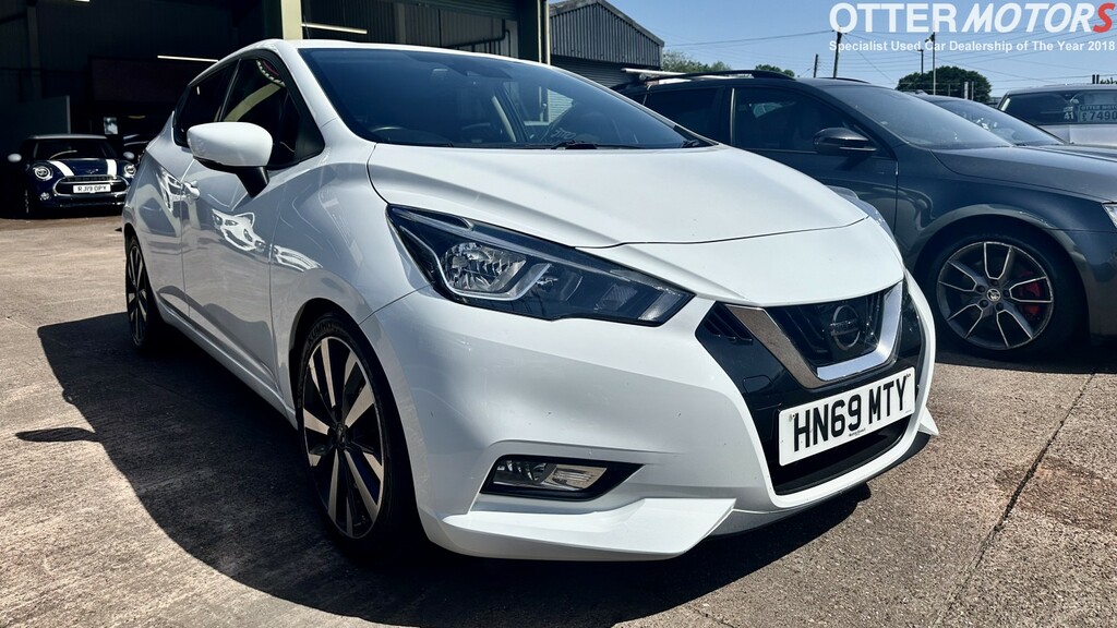 Nissan Micra Hatchback 1.0 Dig-t Tekna White #3