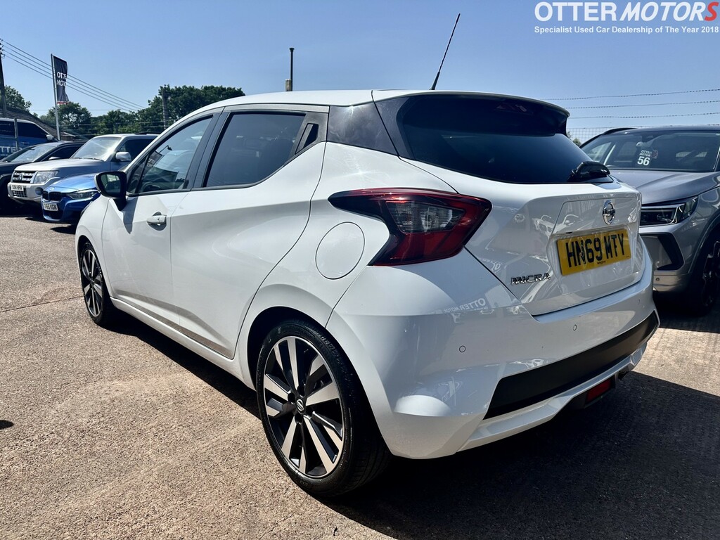 Nissan Micra Hatchback 1.0 Dig-t Tekna White #5