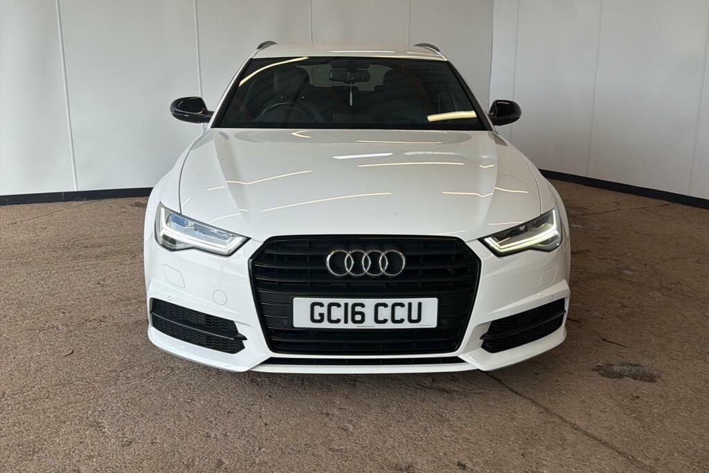 Audi A6 2.0 Tdi Ultra Black Edition Estate S Tr White #5