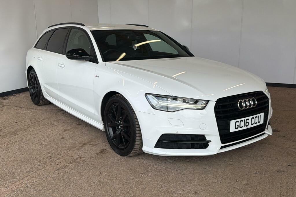Audi A6 2.0 Tdi Ultra Black Edition Estate S Tr White