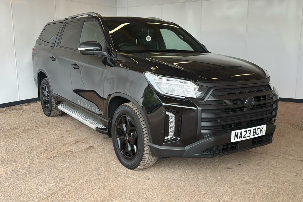 SsangYong Musso 2.2D Saracen Pickup Double Cab 4Wd Black