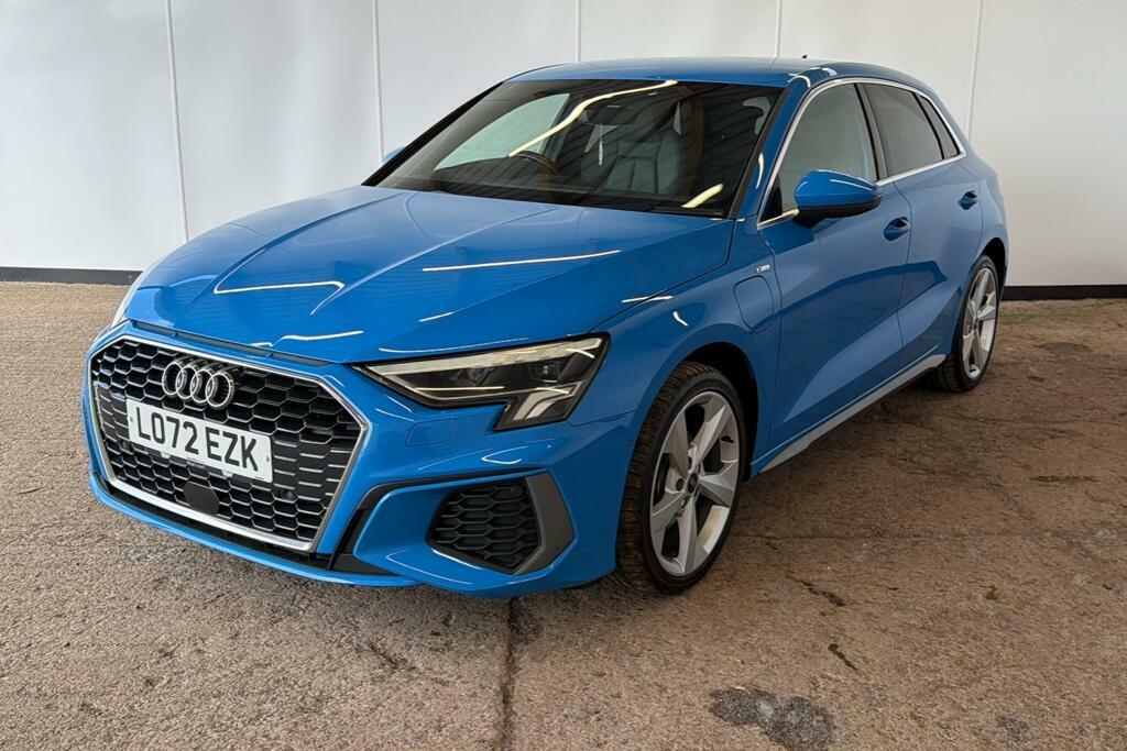 Audi A3 1.4 Tfsie 40 S Line Sportback Plug-in H LO72EZK Blue #3
