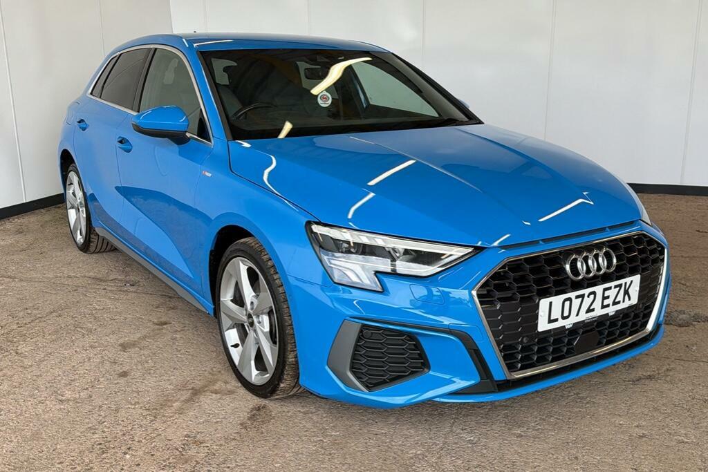 Audi A3 1.4 Tfsie 40 S Line Sportback Plug-in H Blue