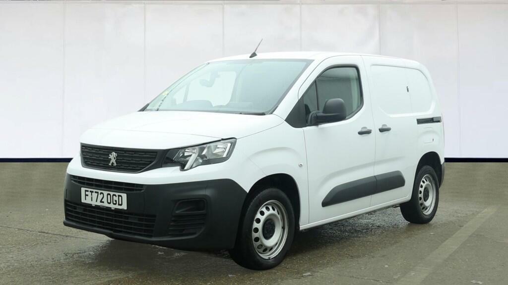 Peugeot Partner 1.5 Bluehdi 1000 Professional Premium Standard P FT72OGD White #3