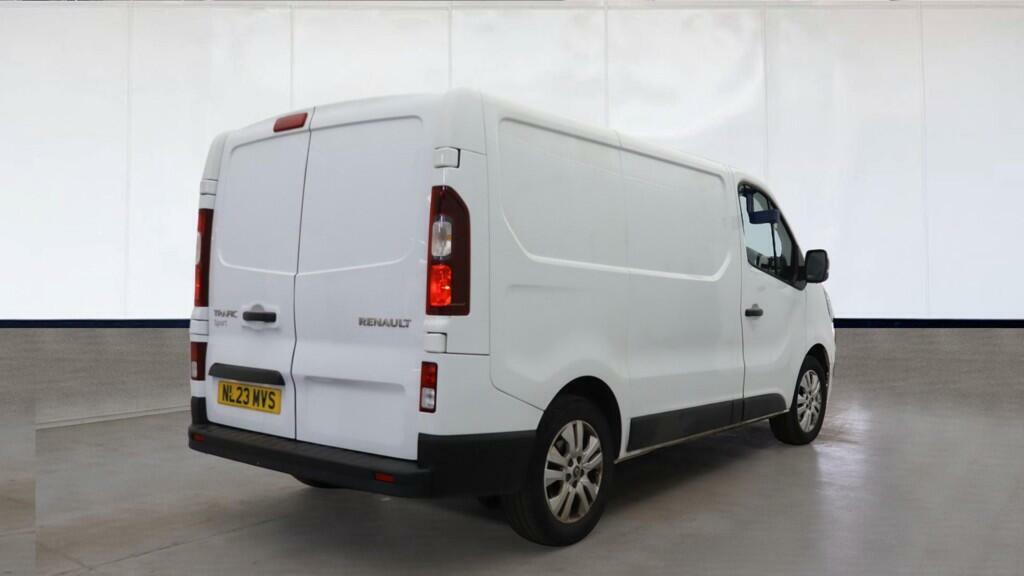 Renault Trafic 2.0 Dci Blue Sl28 Sport Panel Van Manua NL23MVS White #4