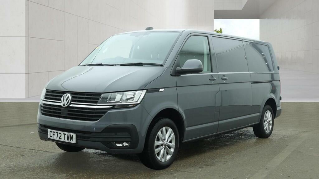 Volkswagen Transporter 2.0 Tdi T30 Highline Panel Van Dsg Fwd CF72TWM Grey #2