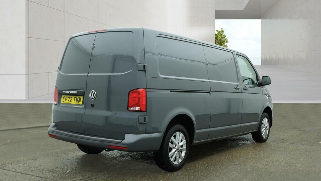 Volkswagen Transporter 2.0 Tdi T30 Highline Panel Van Dsg Fwd CF72TWM Grey #3