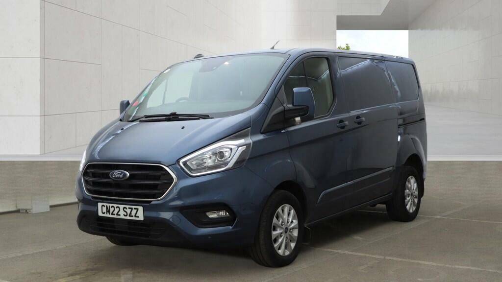 Ford Transit Custom 2.0 280 Ecoblue Limited Panel Van Manua CN22SZZ Blue #2