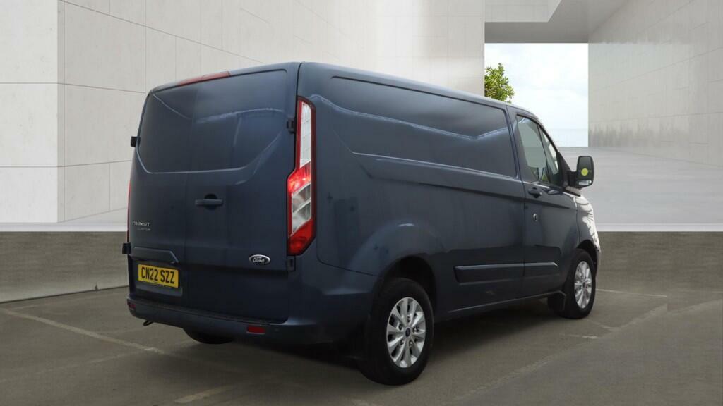Ford Transit Custom 2.0 280 Ecoblue Limited Panel Van Manua CN22SZZ Blue #4