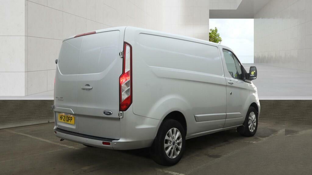 Ford Transit Custom 2.0 300 Ecoblue Limited Panel Van Manua HF21OFP Silver #4