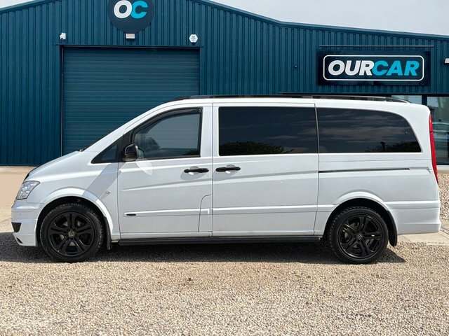 Mercedes-Benz Vito 2014 3.0 122 Cdi Dualiner Sport Panel Van Dies White #6
