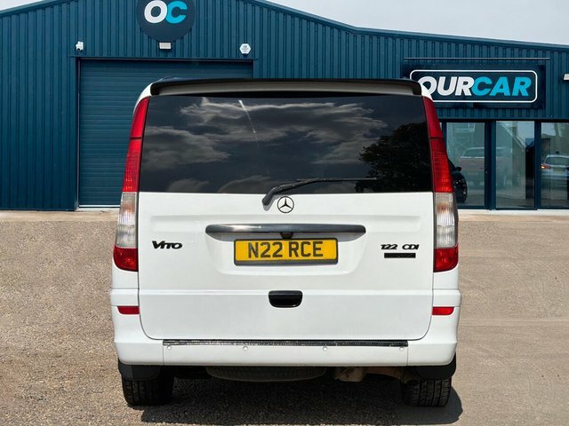 Mercedes-Benz Vito 2014 3.0 122 Cdi Dualiner Sport Panel Van Dies White #4