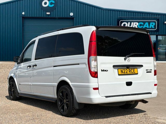 Mercedes-Benz Vito 2014 3.0 122 Cdi Dualiner Sport Panel Van Dies White #5
