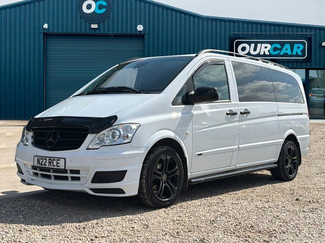 Mercedes-Benz Vito 2014 3.0 122 Cdi Dualiner Sport Panel Van Dies White