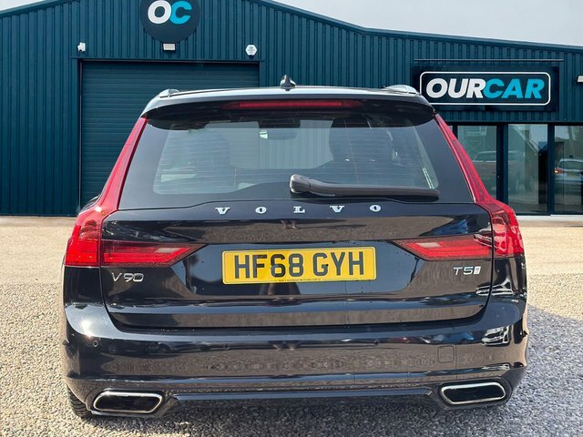 Volvo V90 2018 2.0 T5 R-design Estate Euro 6 Black #4