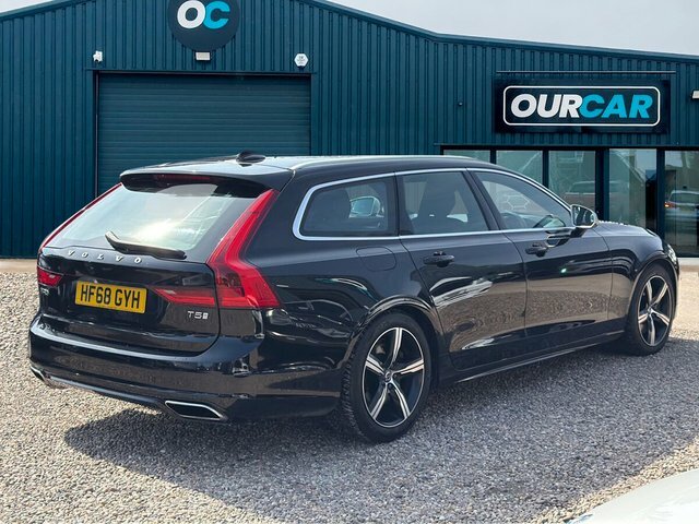 Volvo V90 2018 2.0 T5 R-design Estate Euro 6 Black #3