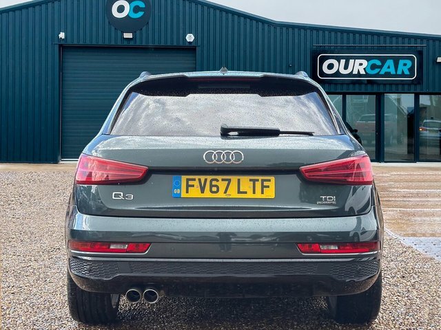 Audi Q3 2017 2.0 Tdi Black Edition Suv Q FV67LTF Green #4