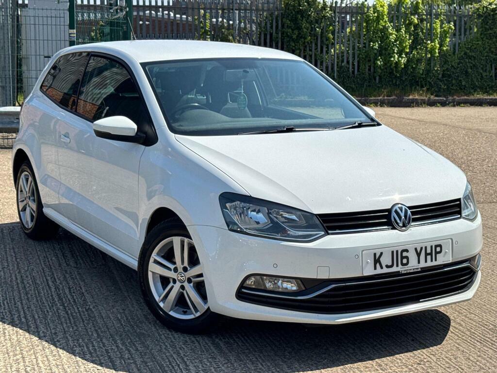 Volkswagen Polo 1.2 Tsi Bluemotion Tech Match Euro 6 S S KJ16YHP White #4