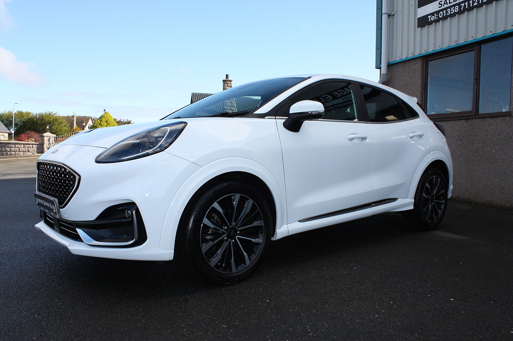 Ford Puma 1.0T Ecoboost Mhev St-line Vignale CP73DYB White #4