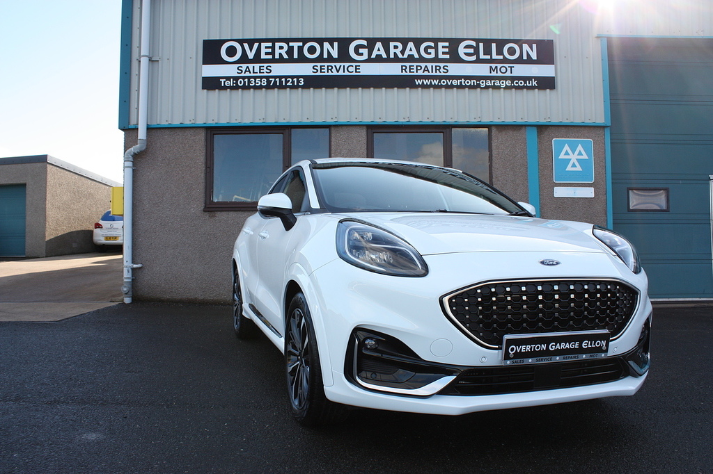 Ford Puma 1.0T Ecoboost Mhev St-line Vignale White